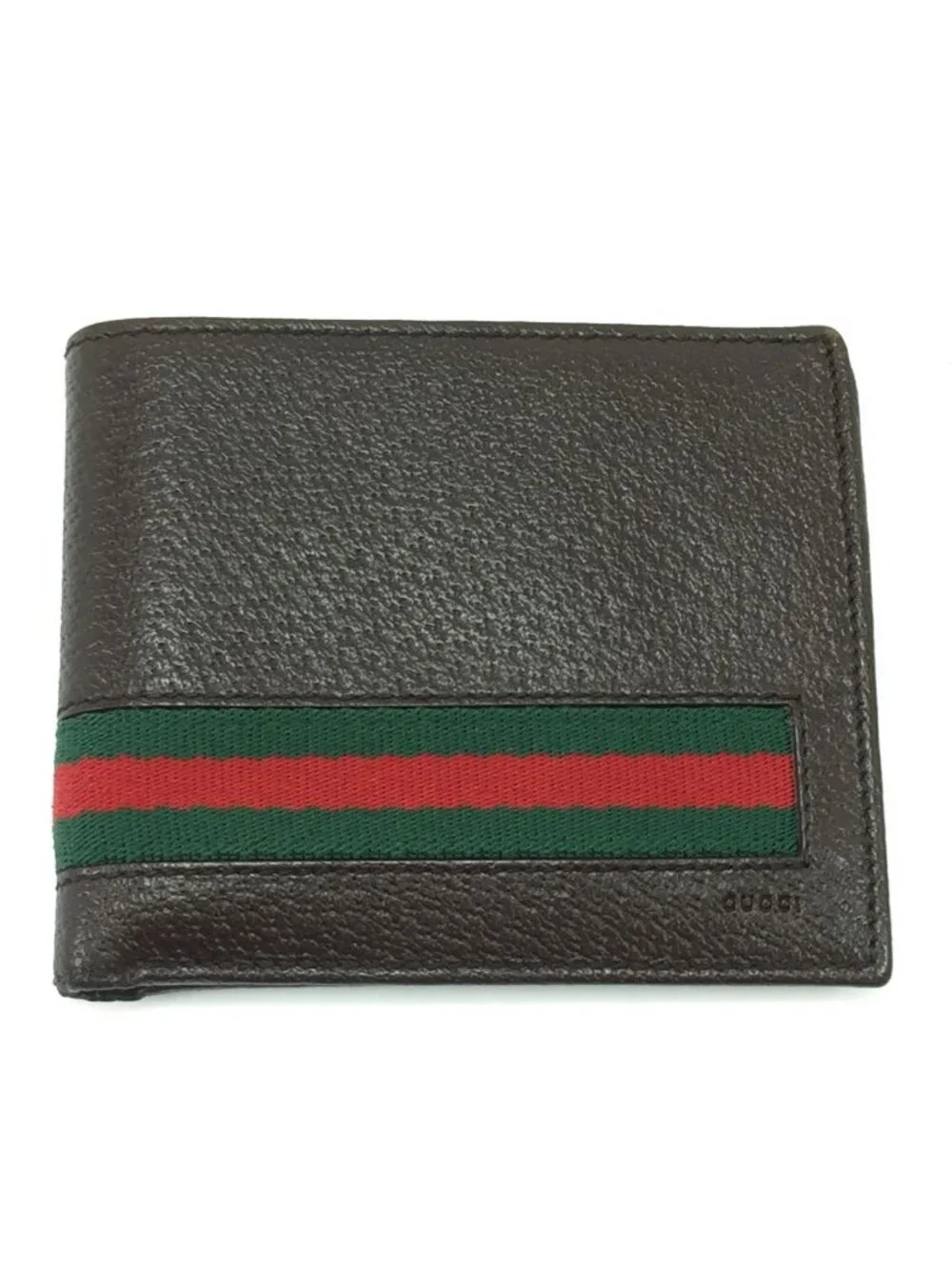Gucci Bifold Wallet Leather Brown